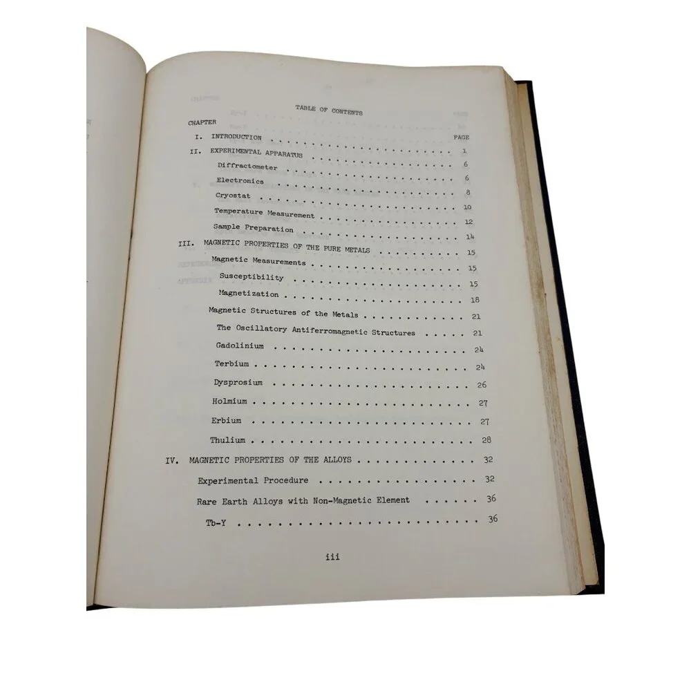 1965 UT Dissertation Magnetic Structure Rare Earth Alloys Harry Child Oak Ridge - Picture 5 of 10